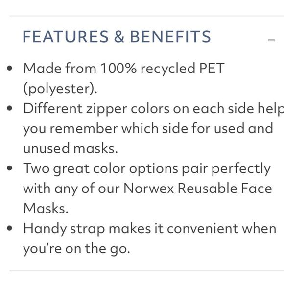 Norwex Counter Cloth Napkins Set of 4 and Wristlet NWT - Picture 5 of 15